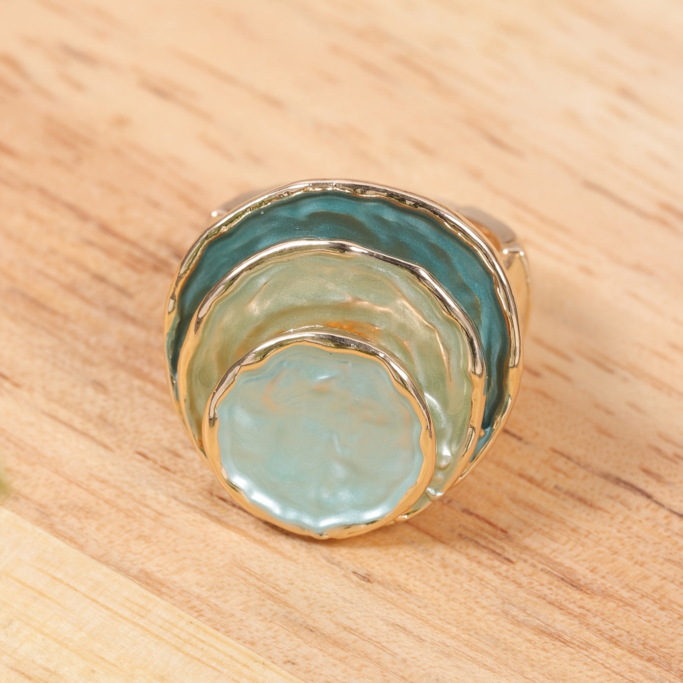 Revere | Nara – Boho-ring med trippelt lag emalje