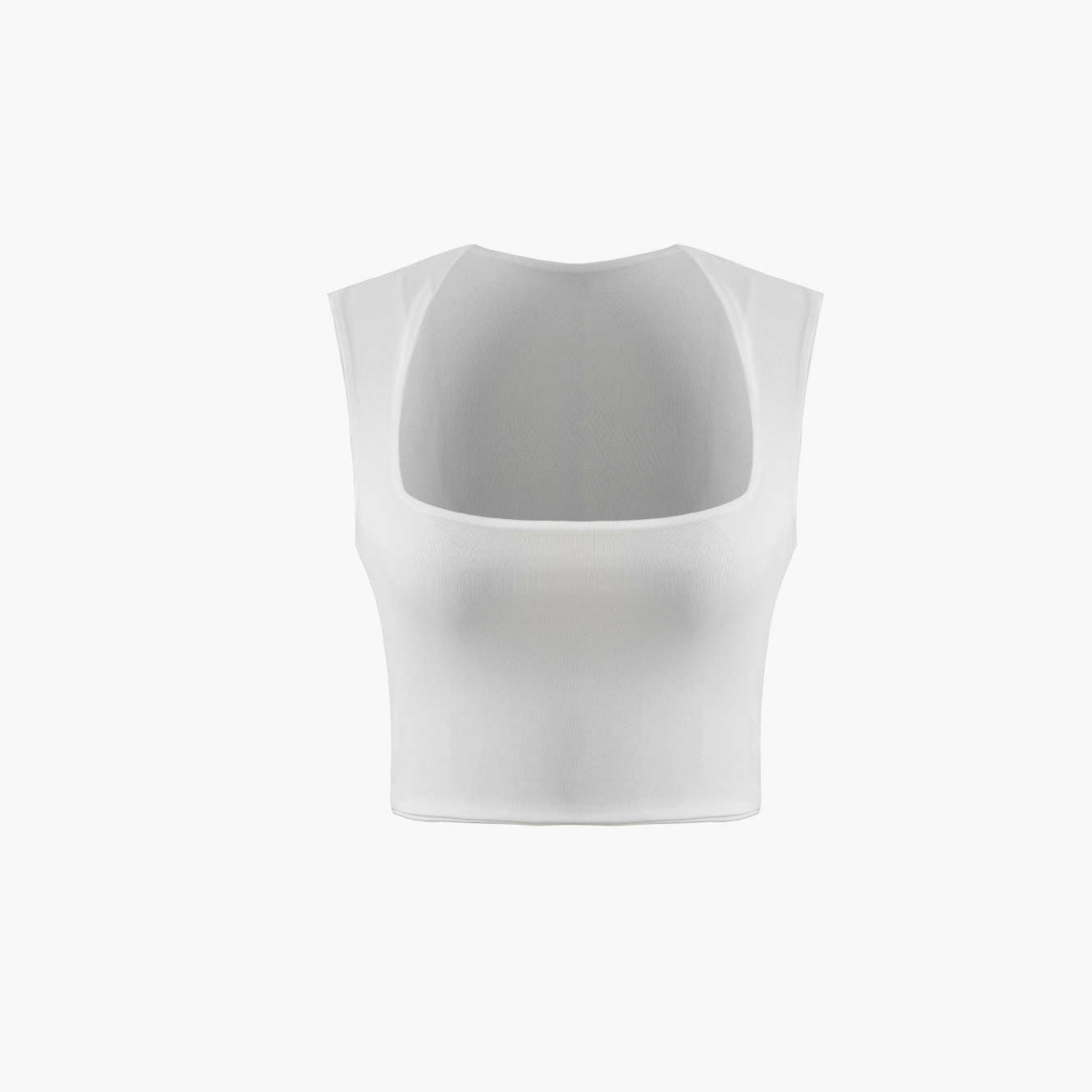 Reveré™ | Crop Top med Firkantet Utskjæring
