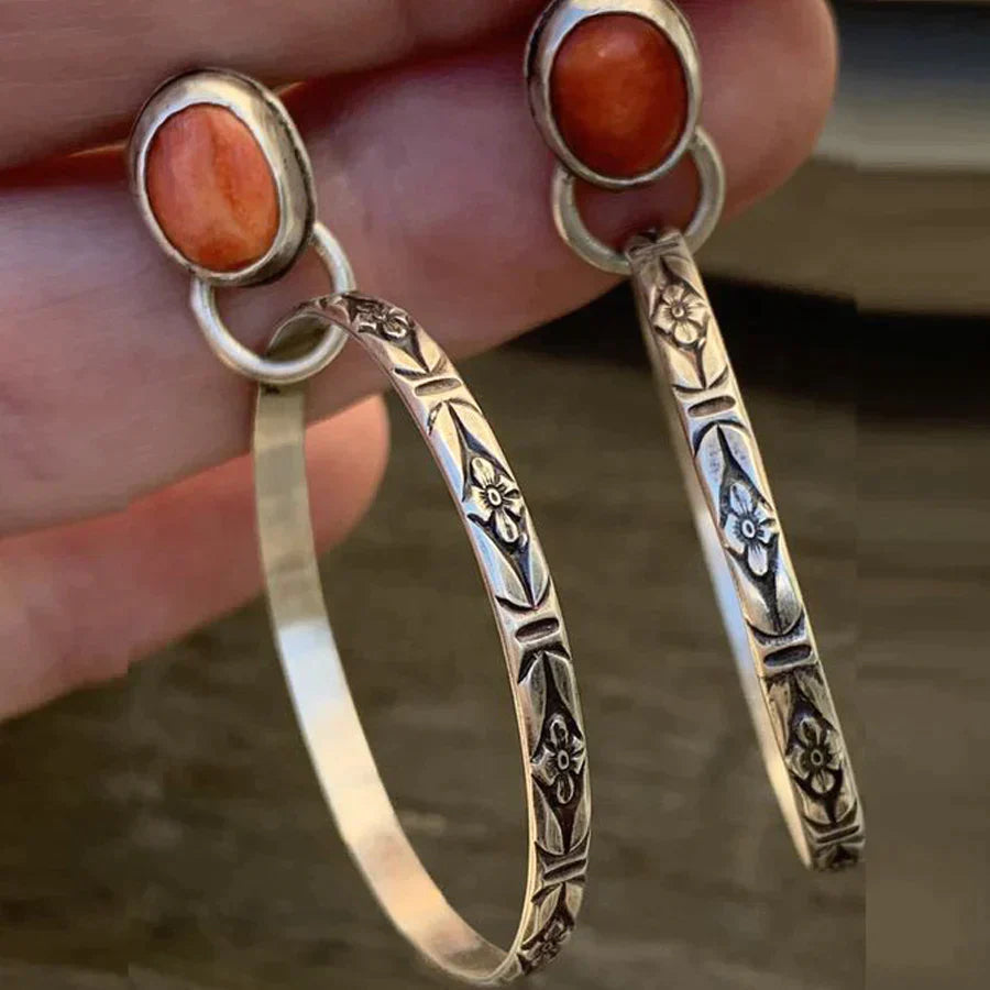 Revere | Boho-design – Vintage-øredobber med onyx