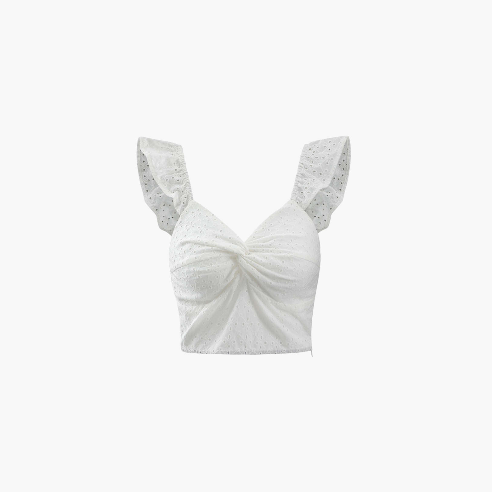Reveré™ | Topp i Broderie Anglaise