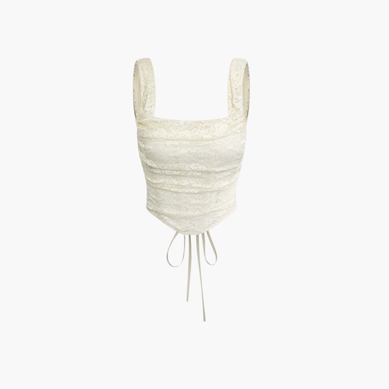 Reveré™ | Kort Romantisk Blondetop
