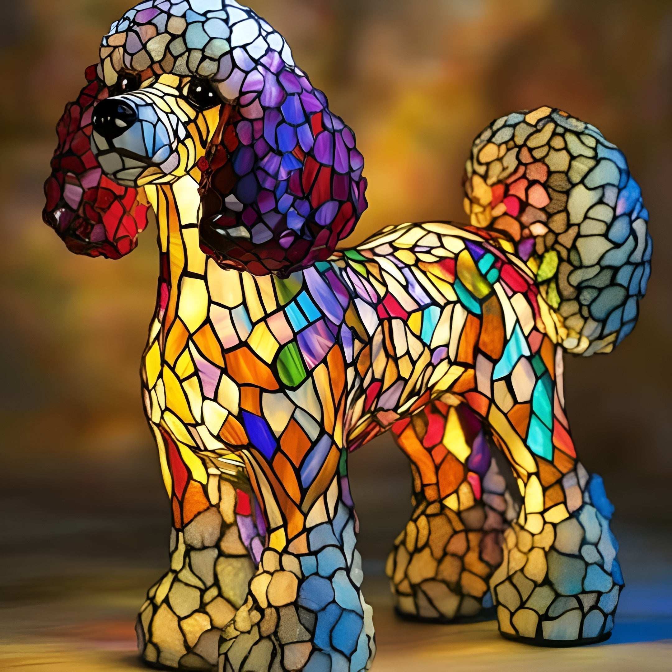 Gigi | Magisk lampe i farget glass