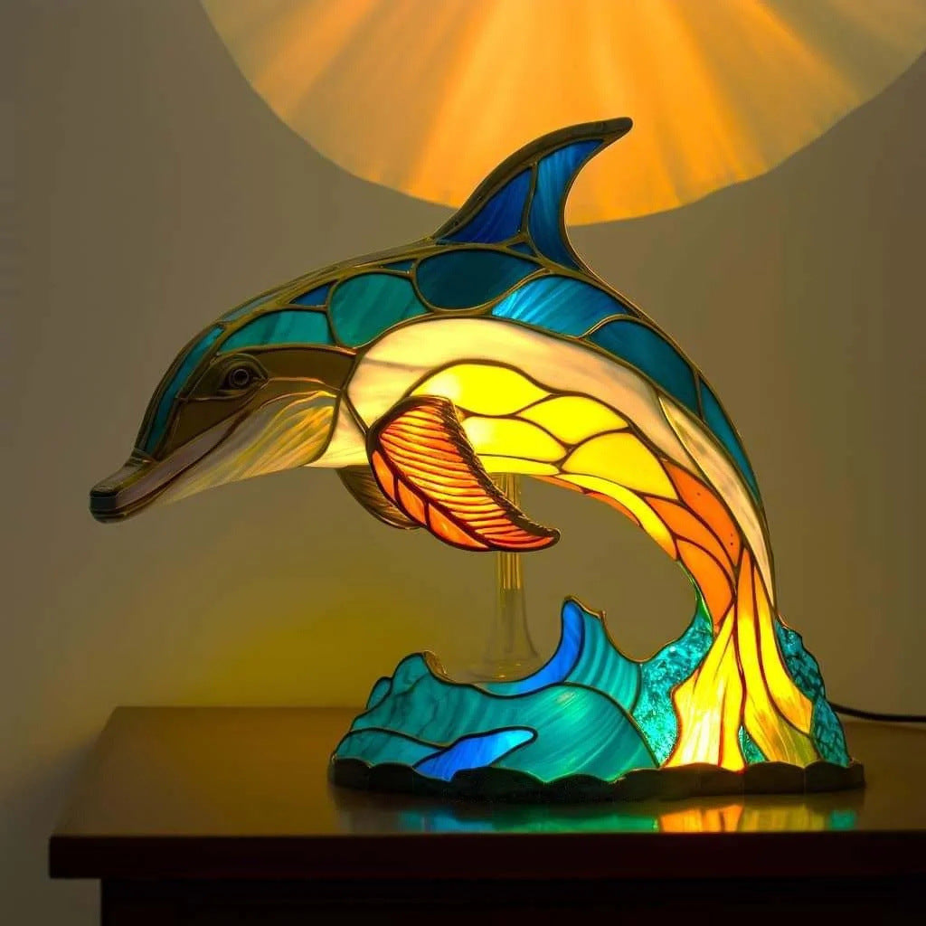 Flip | Magisk lampe i farget glass