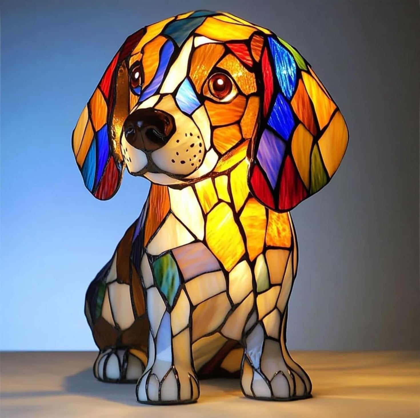 Coco | Magisk lampe i farget glass