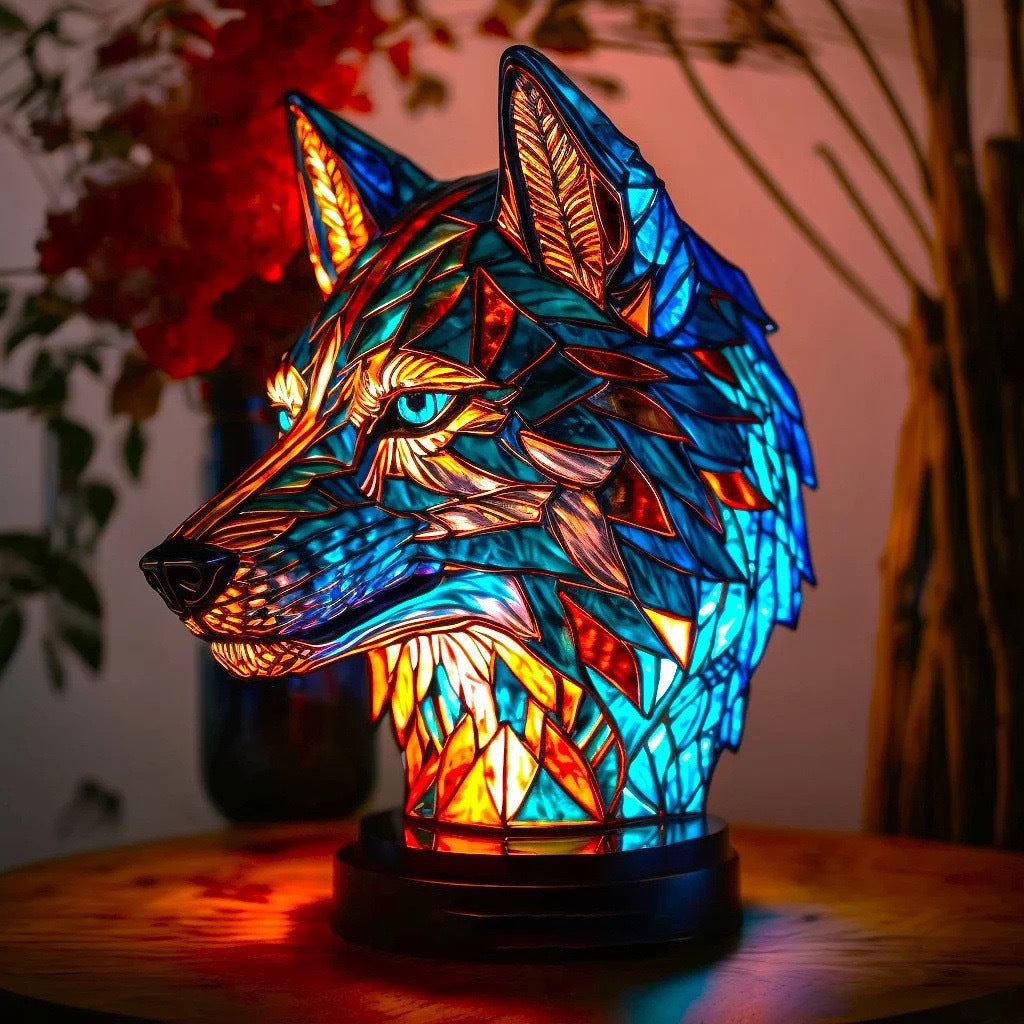 Blaze | Magisk lampe i farget glass