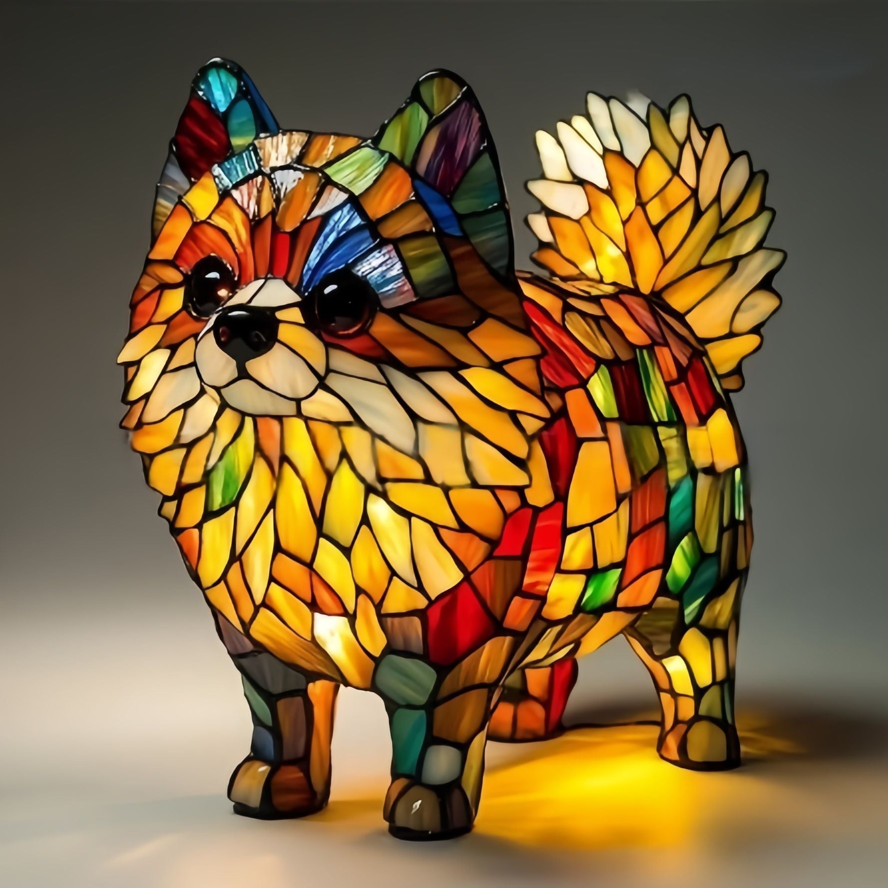 Fifi | Magisk lampe i farget glass