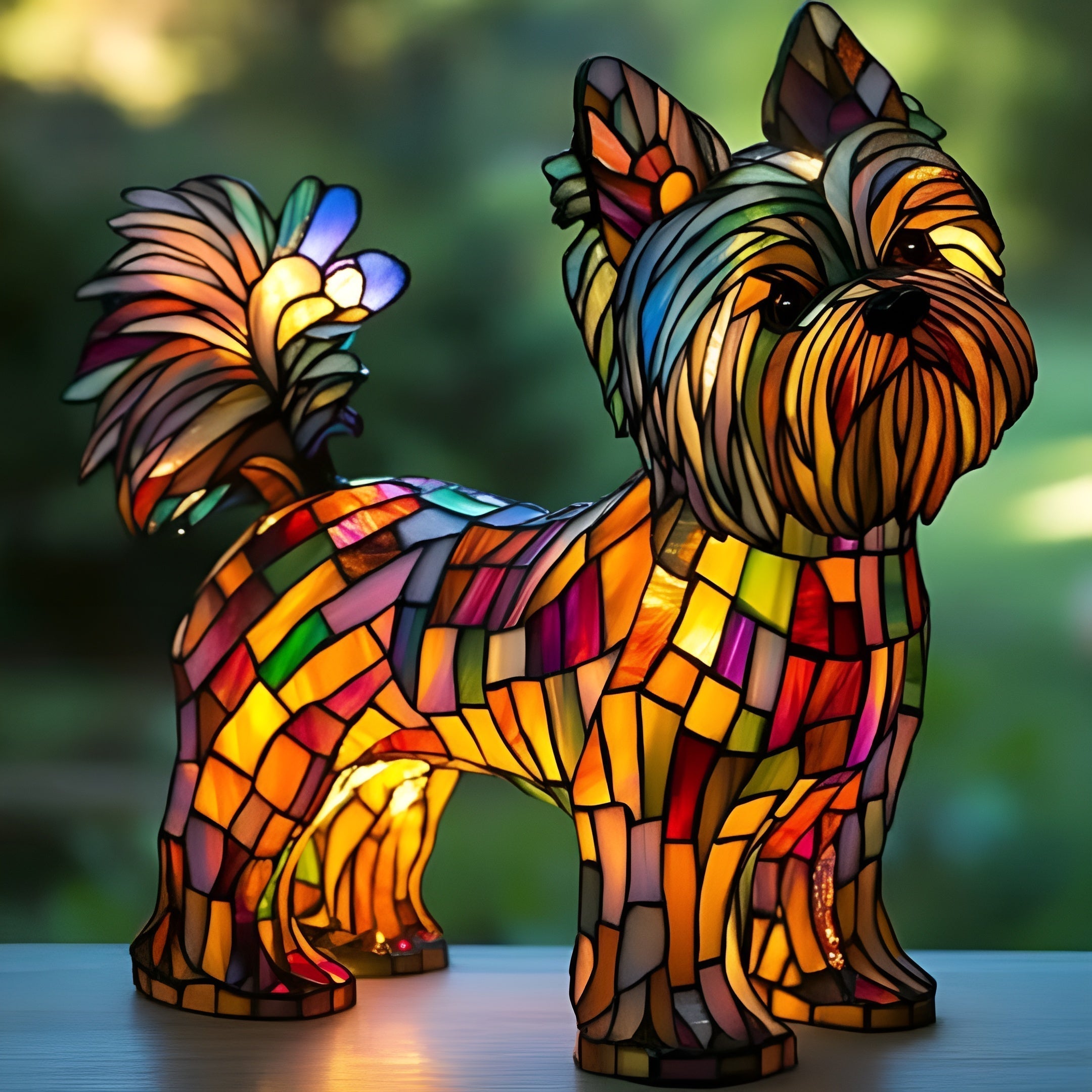 Lili | Magisk lampe i farget glass