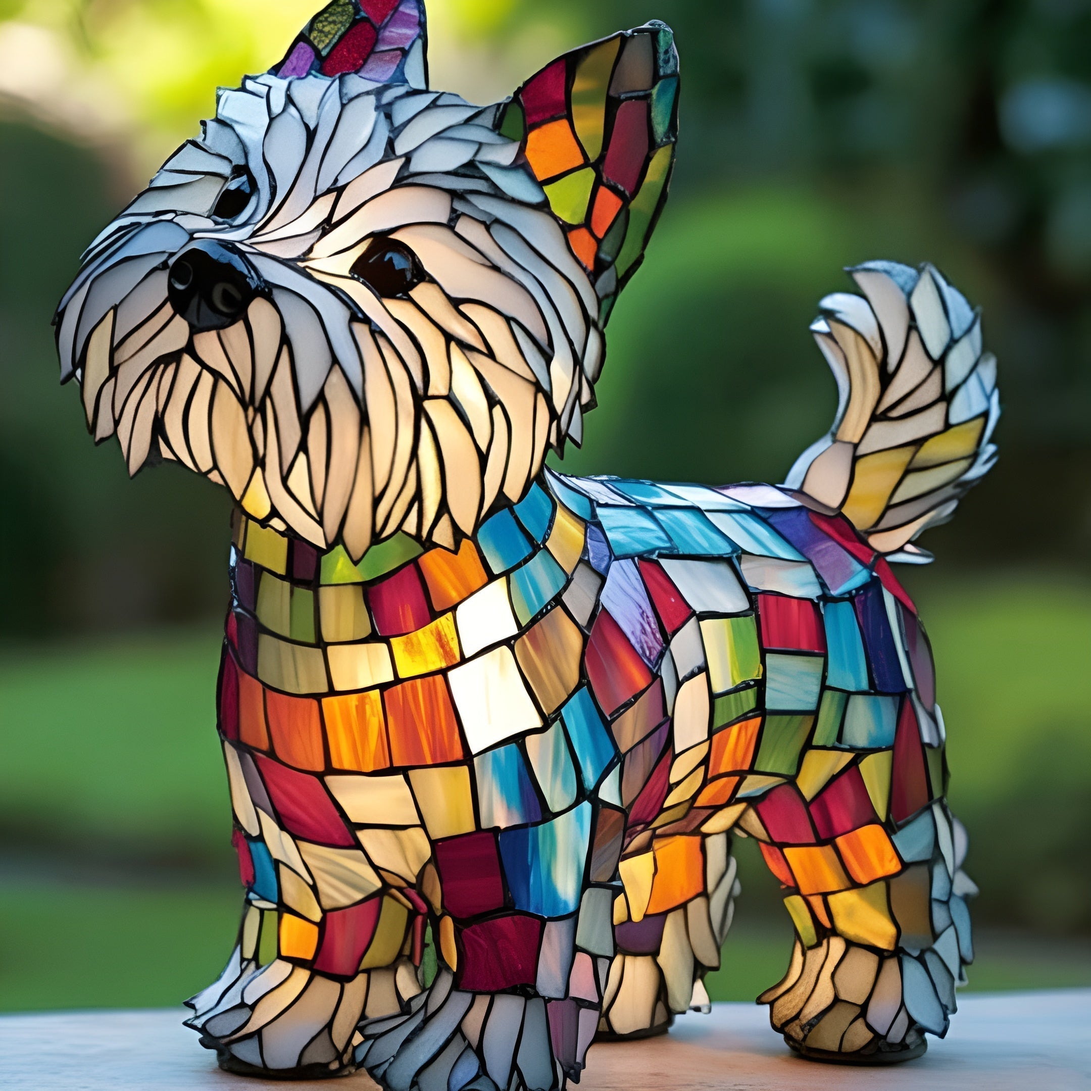 Max | Magisk lampe i farget glass