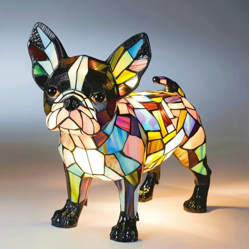 Balder | Magisk lampe i farget glass