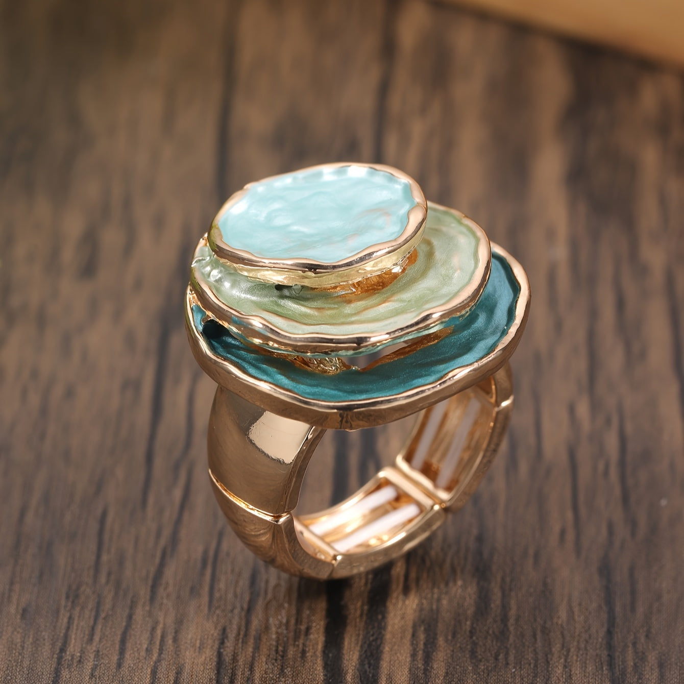 Revere | Nara – Boho-ring med trippelt lag emalje